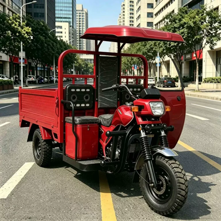 WeldSen Gasoline With Canopy Heavy-Duty Cargo Tricycle