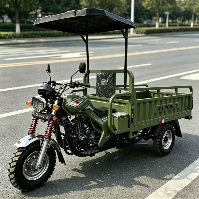 WeldSen Gasoline Self-Dumping Agricultural Cargo Tricycle for Southeast Asia