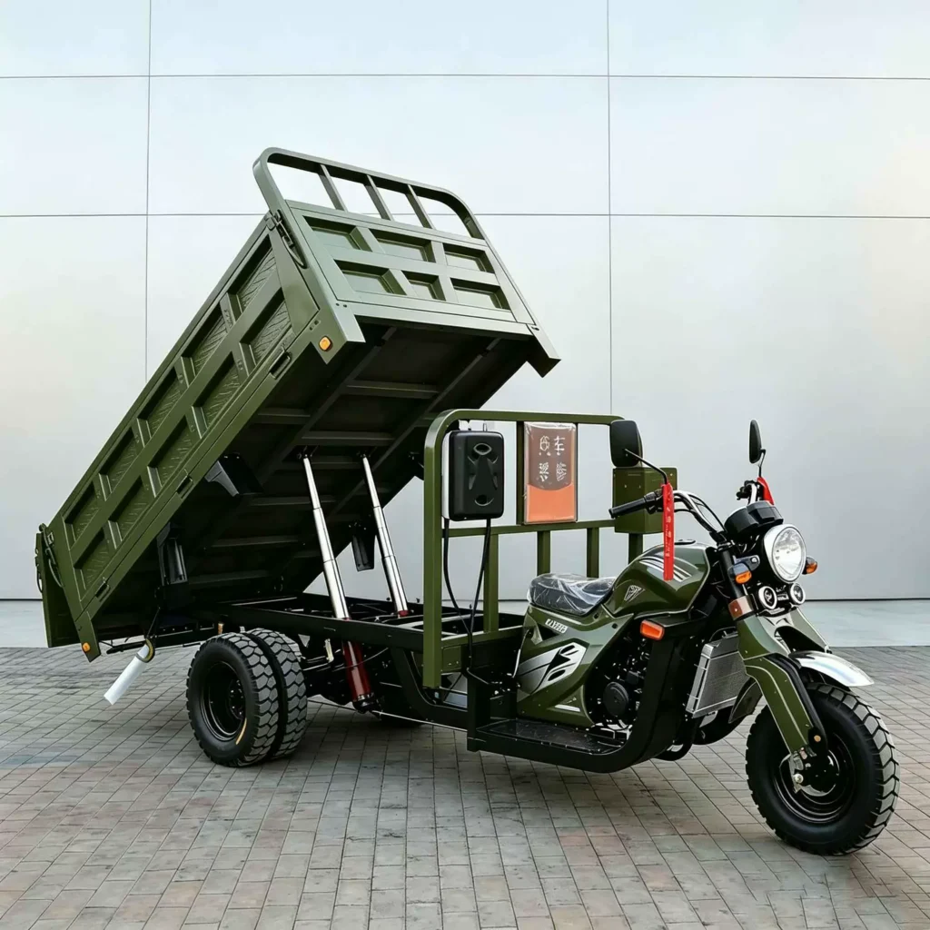 WeldSen Gasoline Heavy-Duty Five-Wheel Cargo Tricycle for Africa