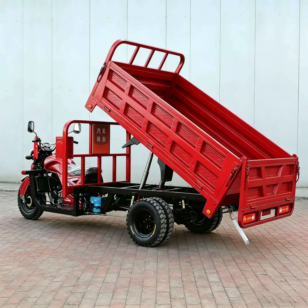 WeldSen Gasoline Five-Wheel Cargo Tricycle for Africa